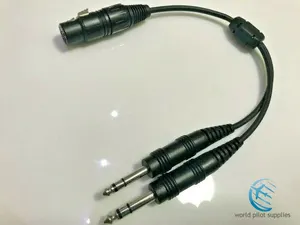 NEW, WORLD PILOT SUPPLIES, AIRBUS to G/A HEADSET ADAPTER p/n WPS-3 FREE SHIPPING